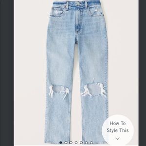 Abercrombie and Fitch 90’s Straight Ultra High Rise